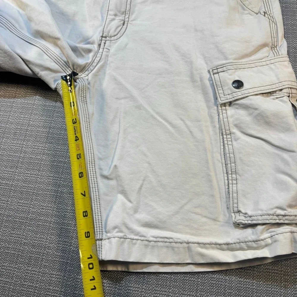 Carhartt Cream Cargo Shorts Men's Size 34